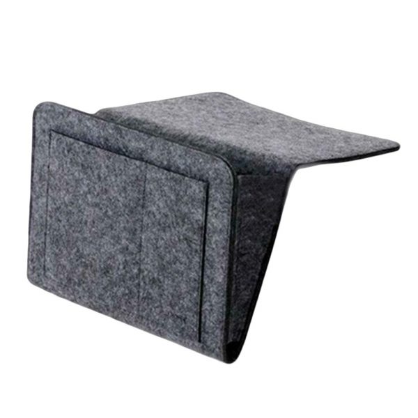 CARPETA DE FELPA GRIS OSCURO