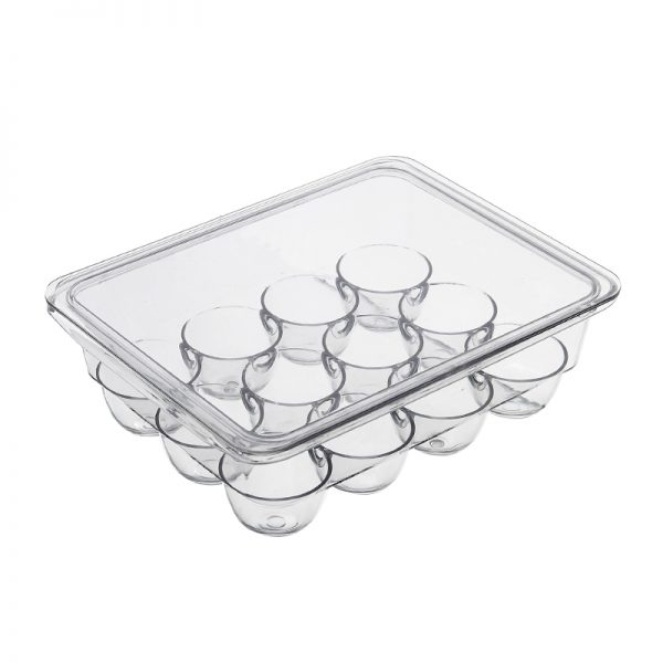 CONTENEDOR DE HUEVOS DE 12 ESPACIOS 107S