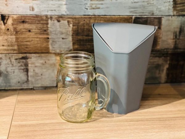 BASURERO 3D GRIS 1.6L PEQUEÑO